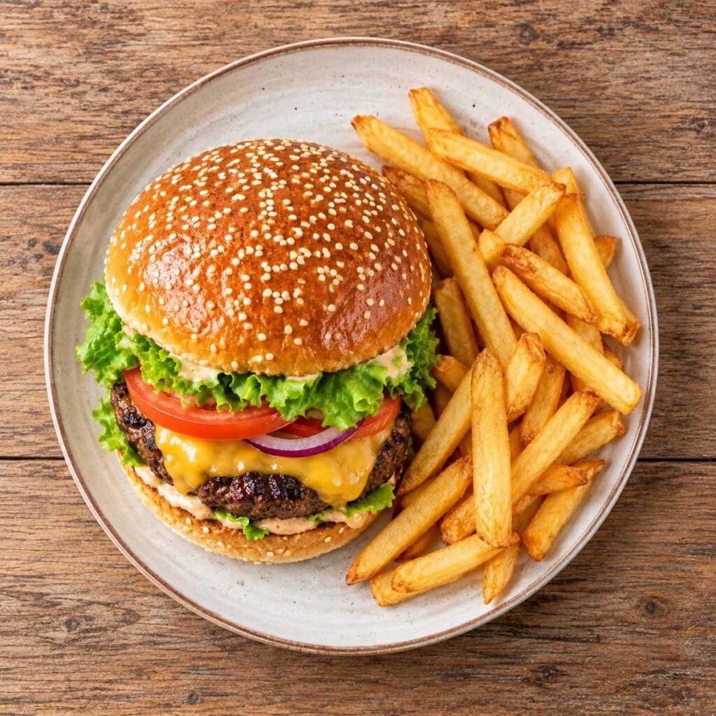 Hamburgare Tallrik 90g